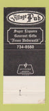 Matchbook Cover - Village Pub Las Vegas NV restaurant 30 Strike