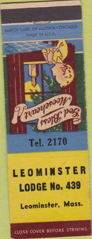 Matchbook Cover - Matchbook Cover Moose Lodge Leominster MA