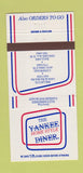 Matchbook Cover - Yankee Diner Ballard Lynwood Bellevue WA 30 Strike