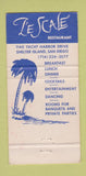 Matchbook Cover - Le Scale Restaurant Shelter Island San Diego CA 30 Strike