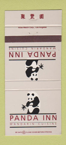 Matchbook Cover - Panda Inn Chinese Pasadena Glendale San Diego CA 30 Strike