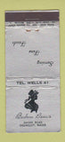 Matchbook Cover - Barbara Deau's Ogunquit ME restaurant WORN 21 Strike Feature