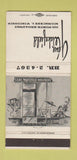 Matchbook Cover - Gene Wakefield Millinery Milwaukee WI 30 Strike