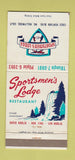 Matchbook Cover - Sportsmen's Lodge Restaurant North Hollywood CA 30 Strike