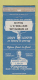 Matchbook Cover - Handy Andy Labor New York City Temp Labor WEAR 30 Strike