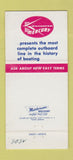 Matchbook Cover - Mercury Boat Motors 30 Strike