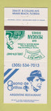 Matchbook Cover - Casona De Carlitos Miami Beach FL Humphrey Bogart 30 Strike