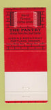 Matchbook Cover - The Pantry Restaurant Portland OR 30 Strike