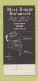 Matchbook Cover - Black Knights Restaurant  Hoffman Heights IL 30 Strike