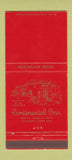 Matchbook Cover - Continental Inn Clearwater FL 30 Strike