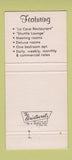 Matchbook Cover - Continental Inn Clearwater FL 30 Strike