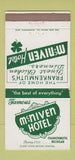 Matchbook Cover - McNiven Hotel Frankenmuth MI 30 Strike