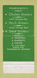 Matchbook Cover - McNiven Hotel Frankenmuth MI 30 Strike