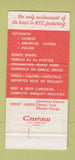 Matchbook Cover Herbie's International Restaurant Lawrence Brooklyn NY 30 Strike
