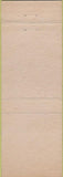 Matchbook Cover - Matchbook Cover Moose Lodge Hillside MI WORN