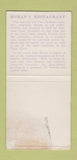 Matchbook Cover - Moran's Restaurant New Orleans LA BOBTAIL 30 Strike