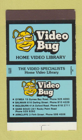 Matchbox - Video Bug VHS Australia Gymea Balmain Arncliffe Ingleburn Sans Souci