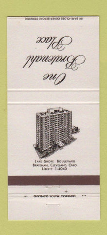 Matchbook Cover - One Bratenahl Place Cleveland OH 30 Strike