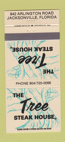 Matchbook Cover - Tree Steak House Jacksonville FL 30 Strike