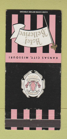 Matchbook Cover - Hotel Bellerive Kansas City MO 30 Strike