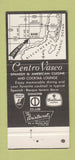 Matchbook Cover - Juanito's Centro Vasco Miami FL Spanish 30 Strike