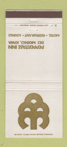 Matchbook Cover - Peppertree Inn Des Moines IA 30 Strike