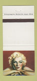 Matchbook Cover - Marilyn Monroe girlie 30 Strike