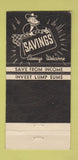 Matchbook Cover - Washington Federal Savings St Louis MO 30 Strike