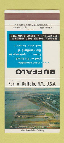 Matchbook Cover - Port Of Buffalo NY 30 Strike