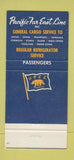 Matchbook Cover - Pacific Far East Line San Francisco CA 30 Strike