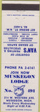 Matchbook Cover - Matchbook Cover Moose Lodge Muskegon MI