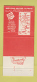 Matchbook Cover - Holland Motor Trucking Holland MI 30 Strike