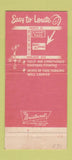 Matchbook Cover - Bay Lanes Bowling Bay City MI 30 Strike