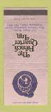 Matchbook Cover - French Quarter Inn New Orleans LA WORN 30 Strike
