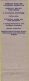 Matchbook Cover - Matchbook Cover Moose Lodge Muskegon MI