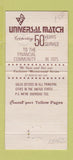 Matchbook Cover - Bank Marketing Convention 1975 Las Vegas NV 30 Strike
