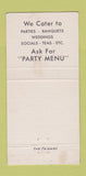 Matchbook Cover - Fairway Restaurant Concord MA 30 Strike