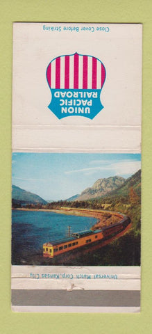 Matchbook Cover - Union Pacific Railroad Domeliner WORN 30 Strike