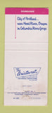 Matchbook Cover - Union Pacific Railroad Domeliner WORN 30 Strike