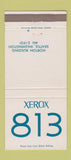 Matchbook Cover - Xerox 813 Seattle WA 30 Strike