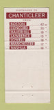 Matchbook Cover - Chanticleer Lodge Derry NH 30 Strike
