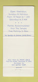 Matchbook Cover - Golden Gate Restaurant Cleveland OH Chinese 30 Strike