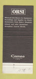 Matchbook Cover - Orsi Orlando Restaurant Supply Orlando FL 30 Strike