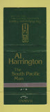 Matchbook Cover - Al Harrington Polynesian Palace Tiki Hawaii 30 Strike