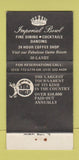 Matchbook Cover - Imperial Bowling El Segundo CA WEAR 30 Strike