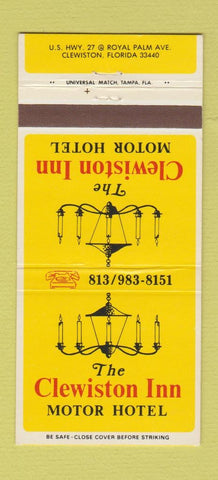 Matchbook Cover - Clewiston Inn Motor Hotel FL 30 Strike