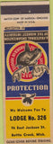 Matchbook Cover - Matchbook Cover Moose Lodge Battle Creek MI