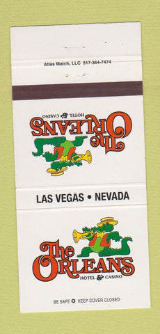 Matchbook Cover - Orleans Hotel Casino Las Vegas NV gator 30 Strike