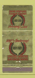 Matchbook Cover - United States Savings Bank 1981 Orange Newark NJ 30 Strike