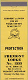 Matchbook Cover - Matchbook Cover Moose Lodge Fremont MI
